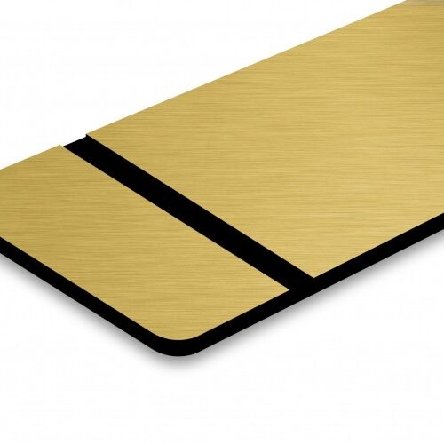 Trolase Metallic Brushed Gold / Black 0,8mm