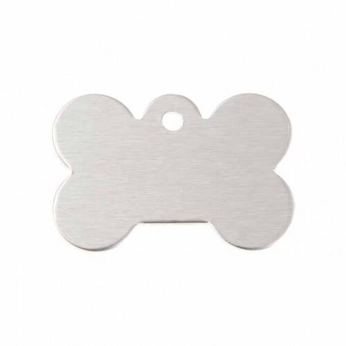 Tag – Dog Bone Silver 21x31mm