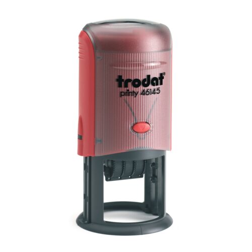Trodat Self-Inking Printy Date Stamp Customizable mm 45 dia Eng.