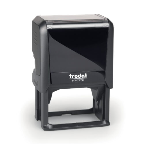 Trodat Self-Inking Printy Text Stamp 4927 60 x 40mm Customizable Black Casing