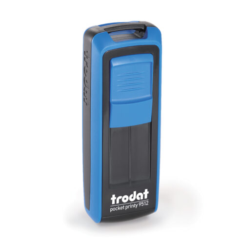 MOBILE PRINTY 47x18mm – BLACK/SKYBLUE