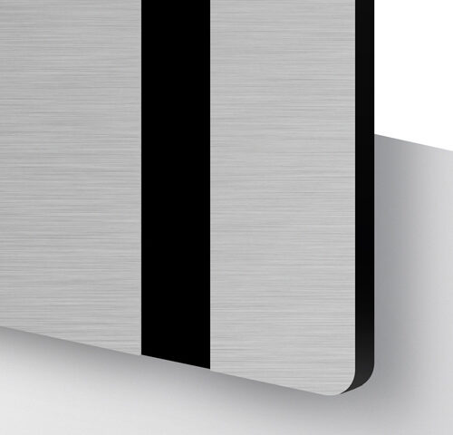 Trolase Metallic Brushed Silver / Black 0,8mm