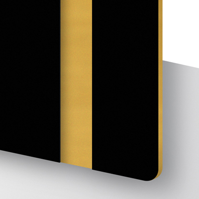 TroLase Thins Matt Black / Gold 0,5mm