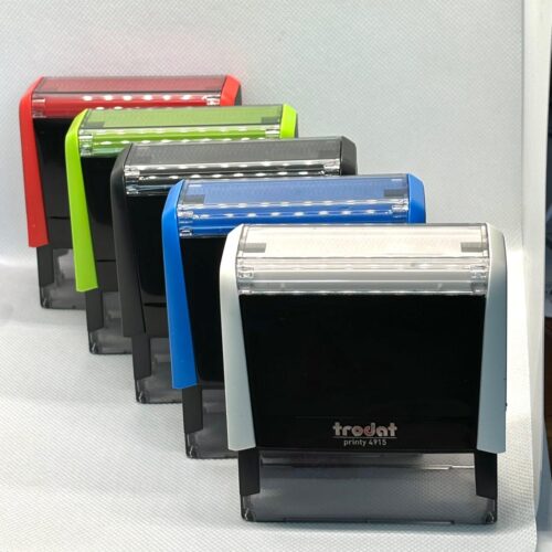 Trodat Self-Inking Printy 4915 – Text Stamp 70 x 25mm Customizable Mixed Casing Colours