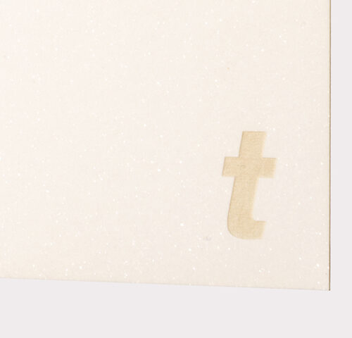 Laser Paper Metallic White Gold 300G