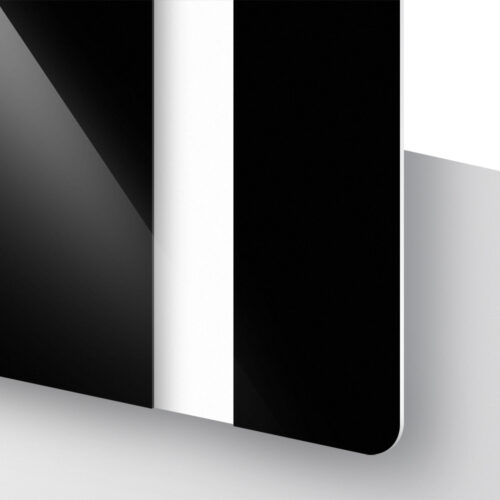 TroLase Security Foil Glossy Black/White 0.2mm