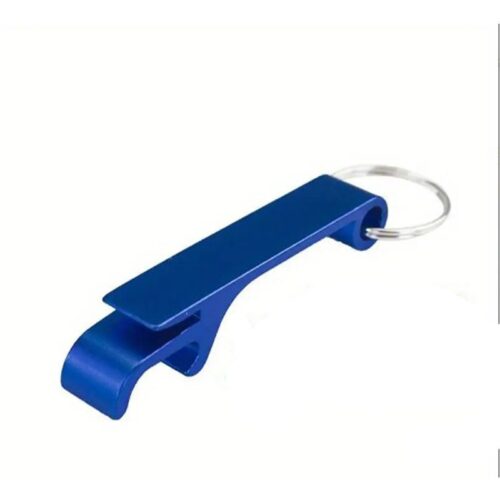 Trocraft Metal Keychain Bottle Opener Blue 10pc